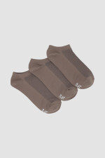 Nuevo pack x 3 deportiva colores lisos Marron