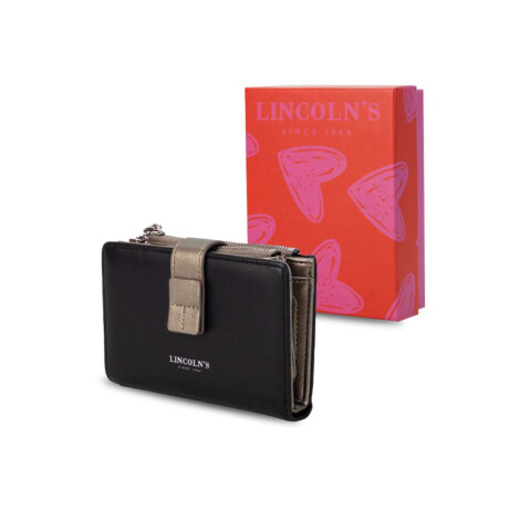 Billetera Simona Negro Y Peltre