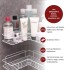 Estantes Esquinero Adhesivo Set X2 Organizador Baño Ducha Plateado Estantes Esquinero Adhesivo Set X2 Organizador Baño Ducha Plateado