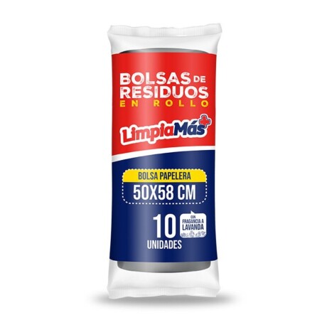 Bolsas para residuos LimpiaMás 50x58cm 10 unidades Bolsas para residuos LimpiaMás 50x58cm 10 unidades
