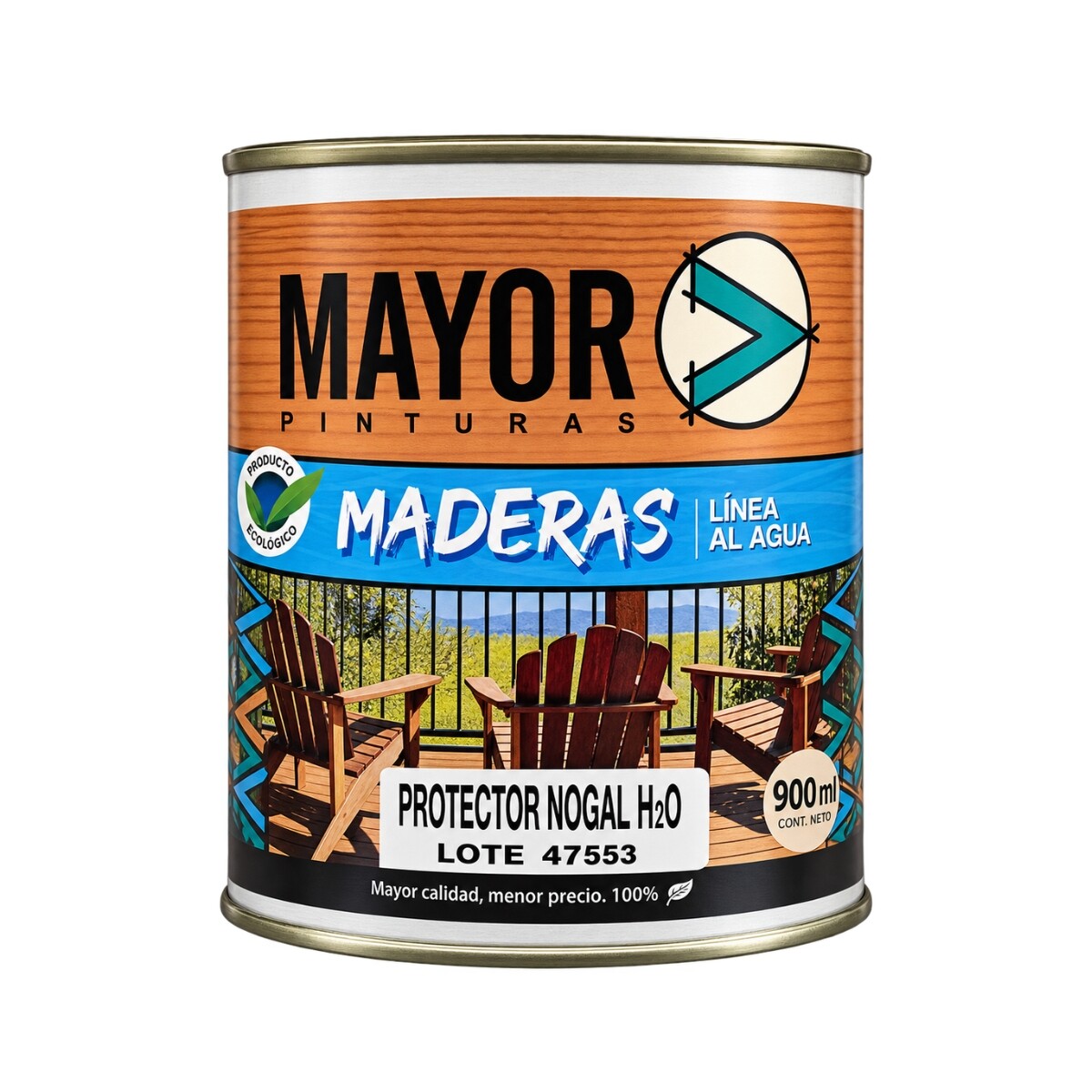 Protector para Madera H2O 900 ml Mayor Nogal