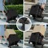 Carro Caja Plegable Ruedas Multiuso Hierro Carrito Escalera Variante Color Negro