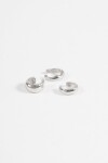 Set de 3 earcuff plateado