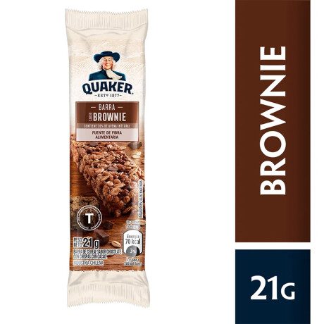 BARRA CEREAL QUAKER 21G BROWNIE BARRA CEREAL QUAKER 21G BROWNIE