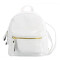 Mochila Miss Carol en material simil croco Blanco