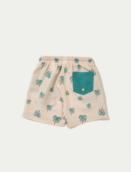 SHORT INFANTIL CON ESTAMPADO BEIGE