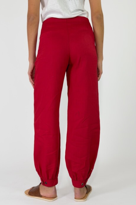 PANTALON KAORI Rojo