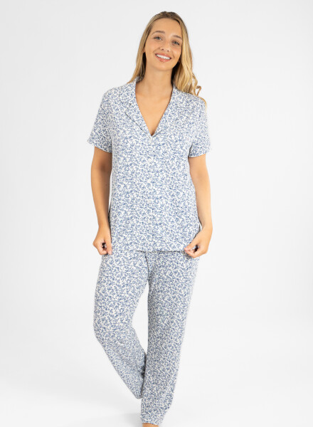 Pijama americano london mc Azul