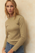 POLERA MOLITA Verde Grisáceo