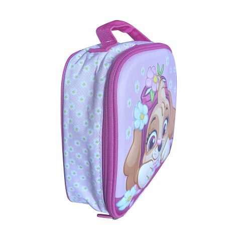 Lunchera 3D Térmica Escolar Paw Patrol 22 x 22 cm Oficial ROSA