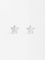Pendientes De Estrellas - Plata De Ley 925 plateado