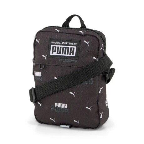 Cartera Puma Bandolera Academy Negro - Blanco