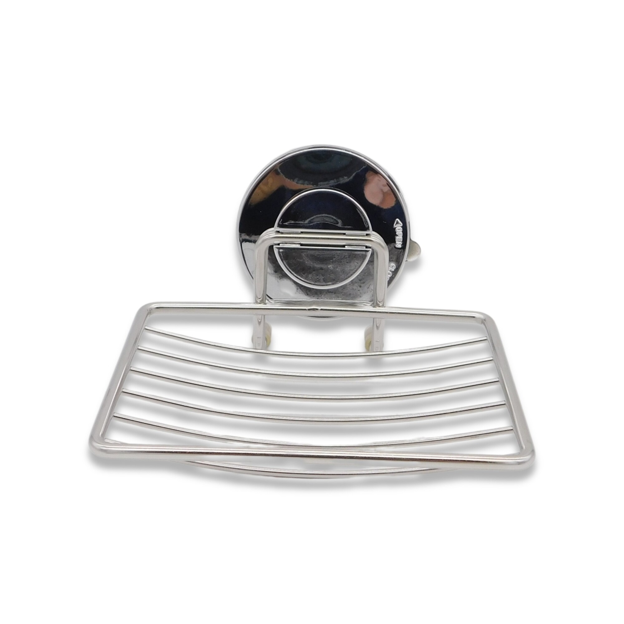 Jabonera de baño con ventosa ABS acero inox — Multi Soluciones