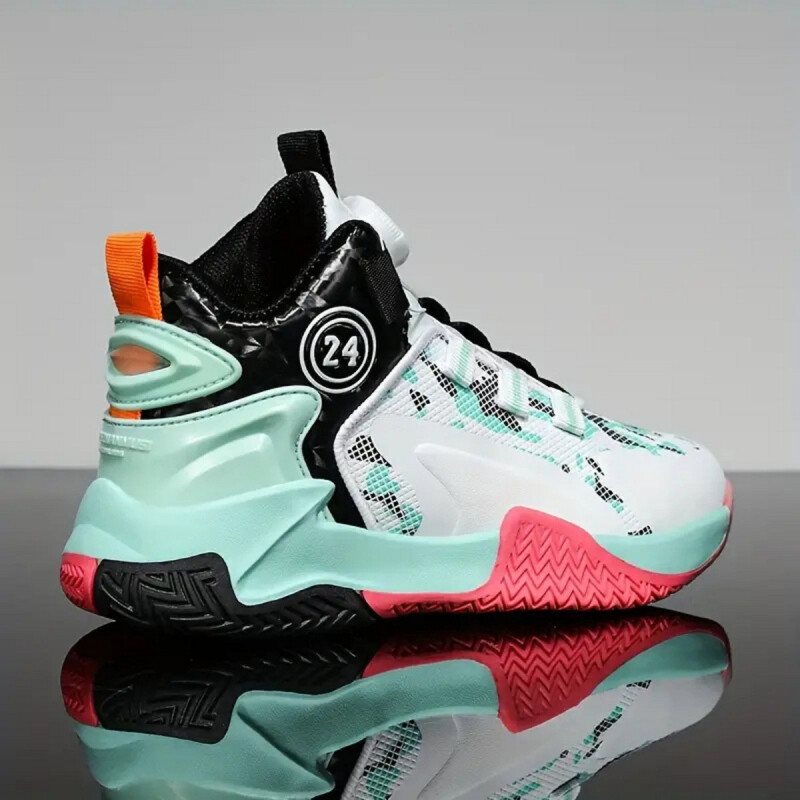 Calzado Deportivo De Basketball P/niño Unisex Multicolor
