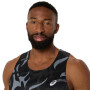 Road All Over Print Singlet - Hombre Performance Black