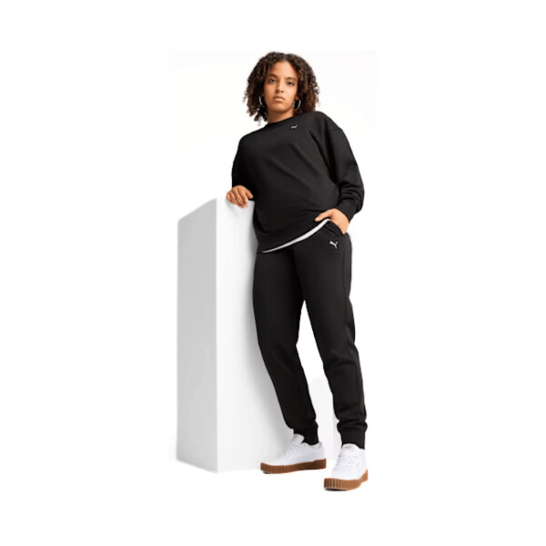 ESS ELEVATED SWATPANTS - PUMA NEGRO