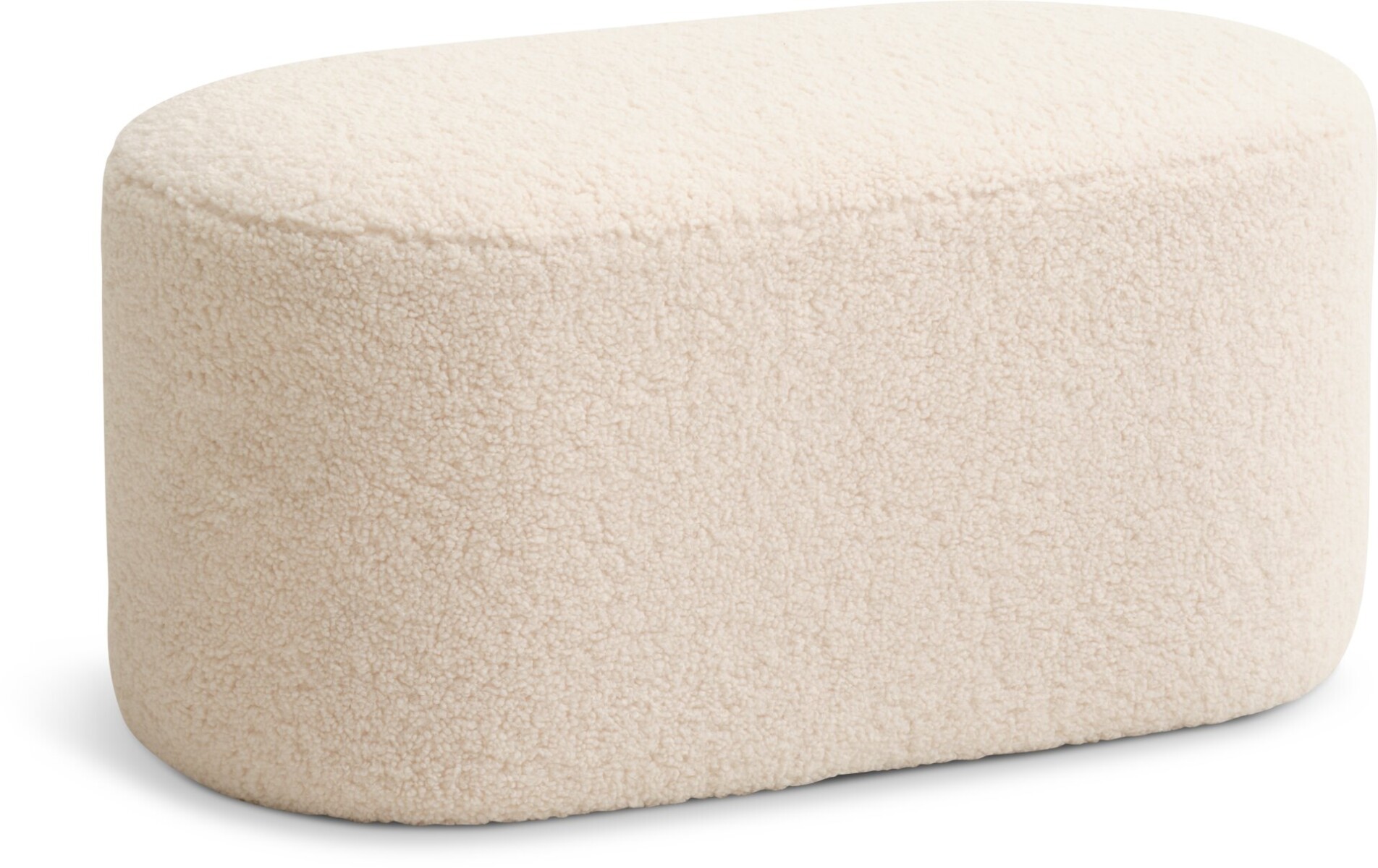 Puf OREBO 84x45 felpa crudo 