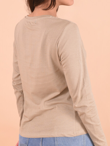REMERA LUNA TAUPE