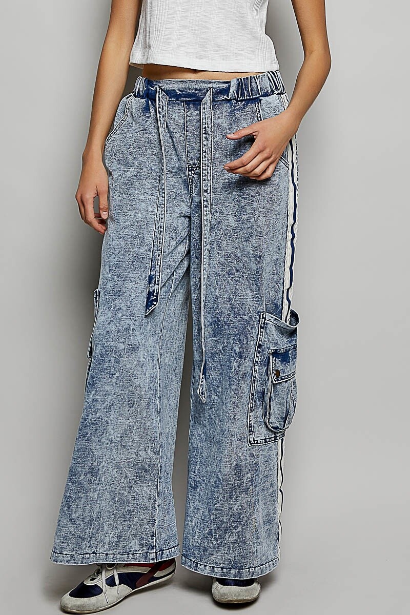 PANTALON ANCHO Denim