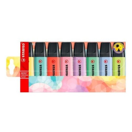 Set 8 resaltadores pastel Stabilo Set 8 resaltadores pastel Stabilo