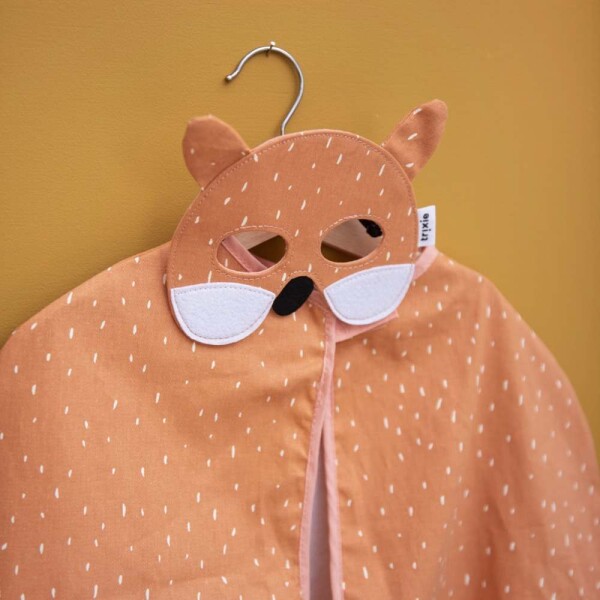Disfraz Infantil Capa Y Máscara Animales Trixie Divertido Diseño Zorro
