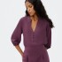 BLUSA FEM ROXO ESCURO