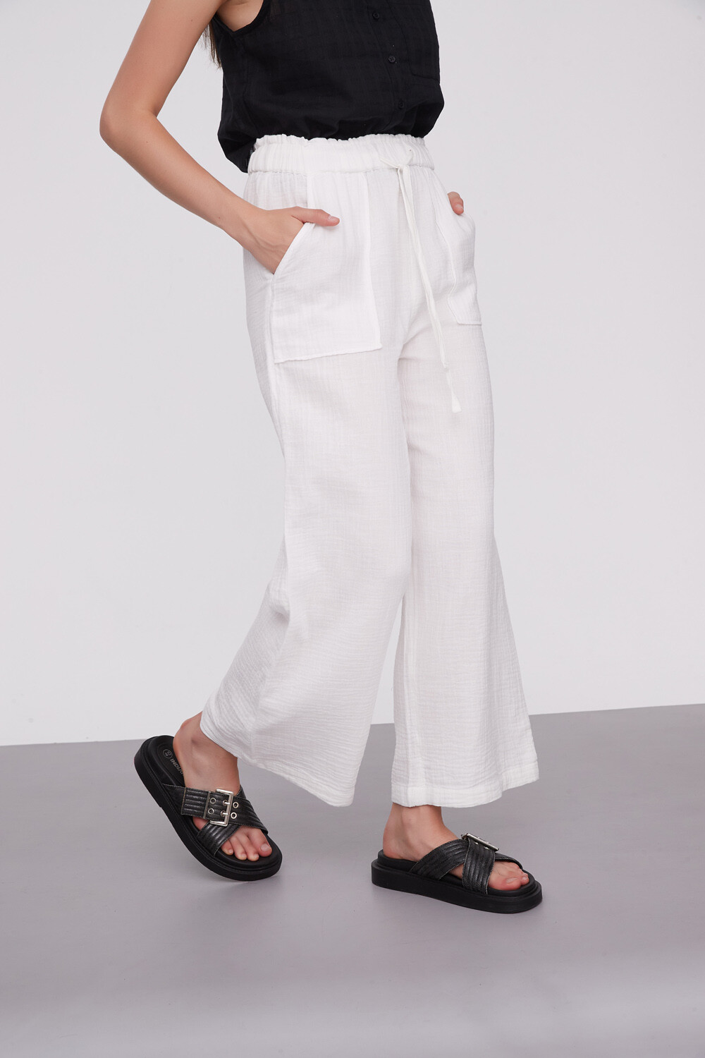 Pantalon Ravenea Marfil / Off White