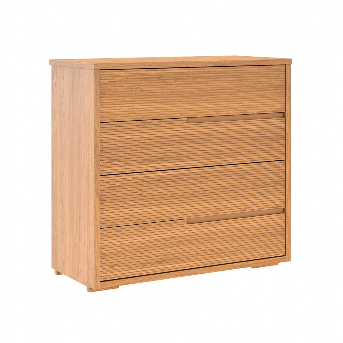 Cómoda 4 cajones - Moderna - Marrón 