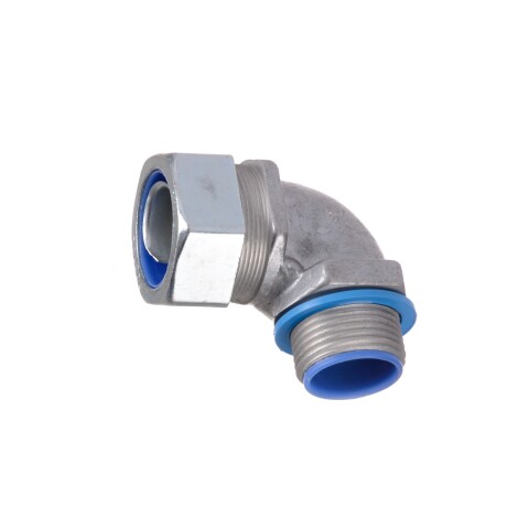 ""CONECTOR A 90° PARA CAÑO FLEXIBLE 1""" ""CONECTOR A 90° PARA CAÑO FLEXIBLE 1"""