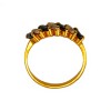 Anillo Vera-Oro Bajo-Piedra Zafiro y Zirconia-AN8118 conpiedra