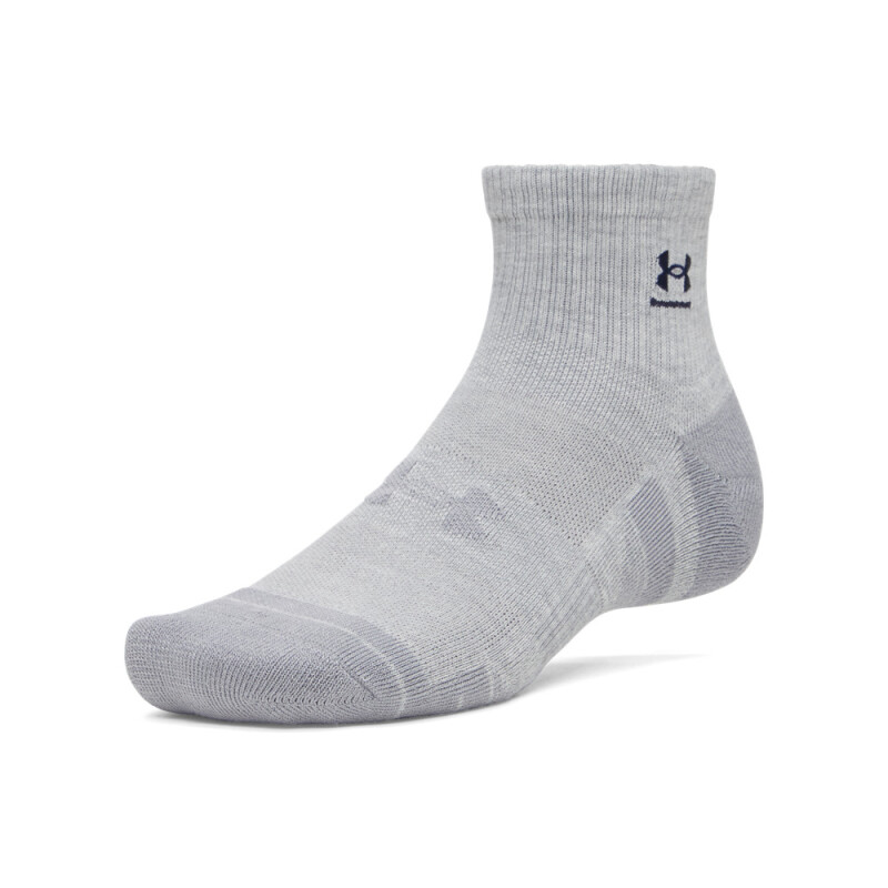 UA Perf Tech Nvlty 3pk Qtr-WHT GRY-035