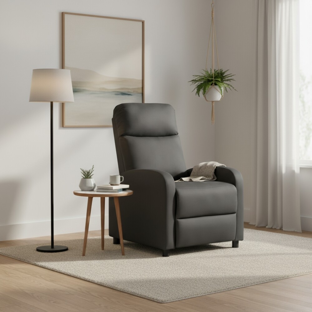 Butaca reclinable - 1 Cuerpo GRIS OSCURO