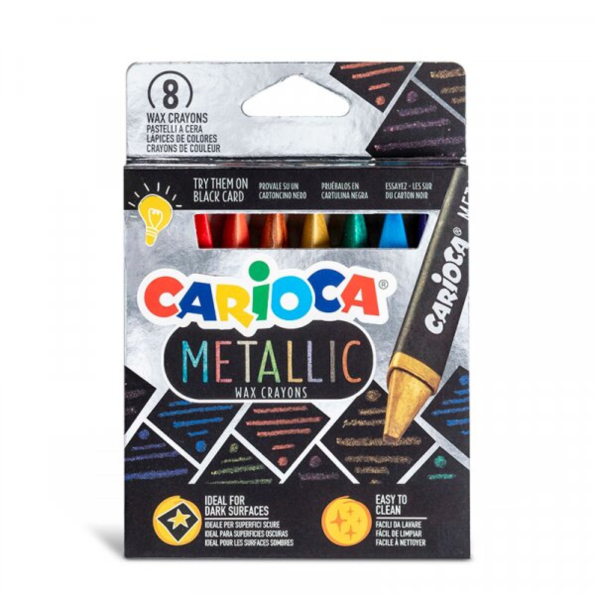 Crayola Carioca Metallic x8 