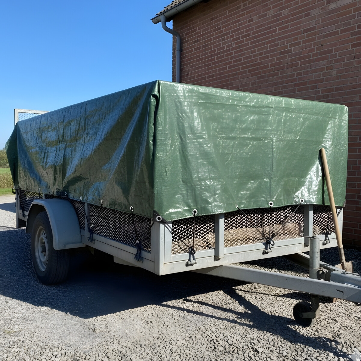 Lona 6x4 Impermeable con ojales - VERDE 
