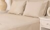 Juego de Sabanas Super King 200 Hilos - Pilar Beige Beige