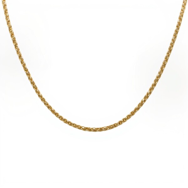 Cadena oro Espiga -Oro bajo -Sin Piedra-CD8079 sinpiedra
