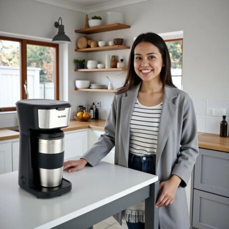 Cafetera Klasse con jarro térmico transportable | Color negro Cafetera Klasse con jarro térmico transportable | Color negro