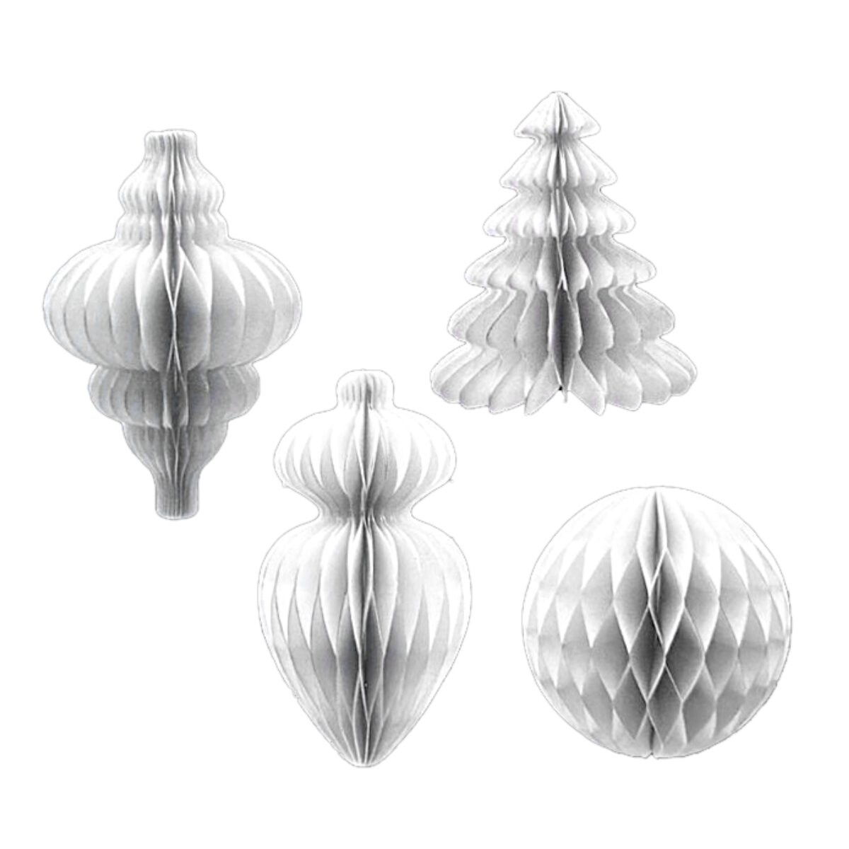 Adorno de papel navideño 