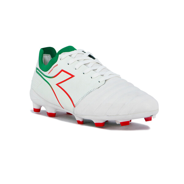 Diadora Futbol Cancha Md Force Pro Men - Blanco/verde Blanco-verde