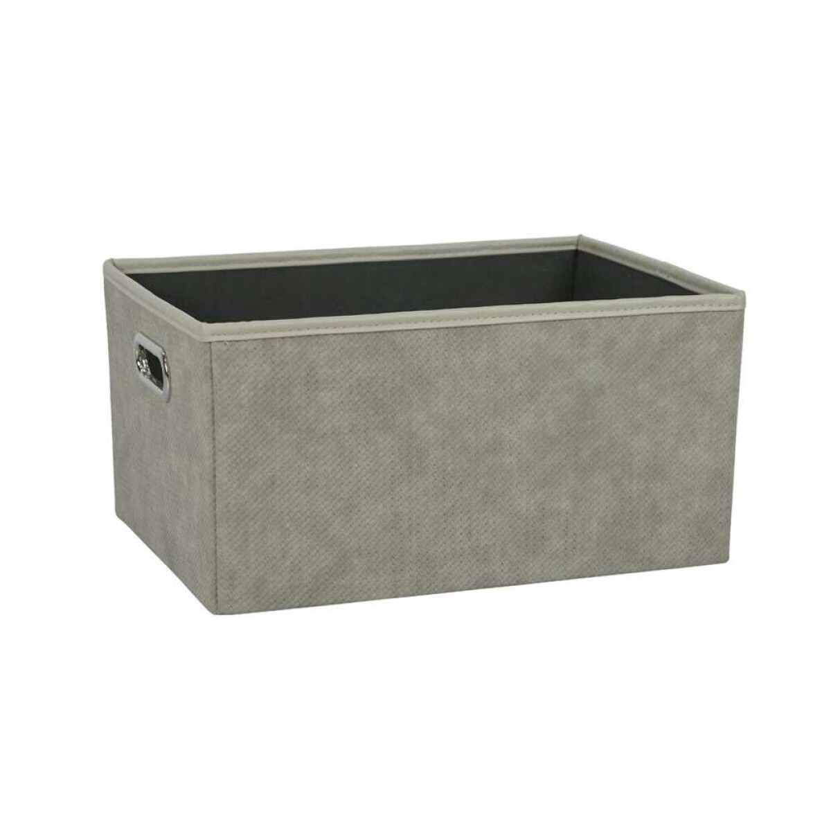 Cesto Organizador Rect 39X28Xh20Cm Pu - Gris 