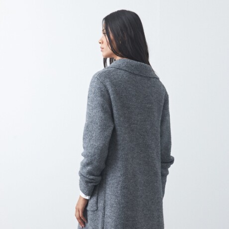 CARDIGAN BELORA Gris Melange