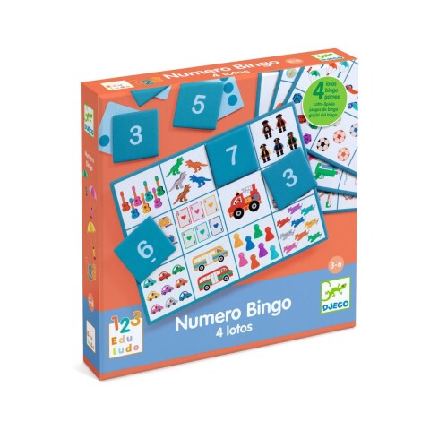 Juego educativo Bingo Djeco 3 a 6 anos Juego Educativo Bingo Djeco 3 A 6 Anos