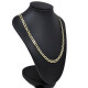 Gargantilla oro 18k eslabon forcet chato Gargantilla oro 18k eslabon forcet chato