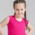 Remera Deportiva para Niñas. Fucsia