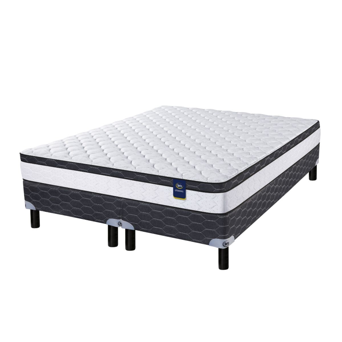 Conjunto Nixa - Sommier Market Extra king - 2.00 x 2.00 