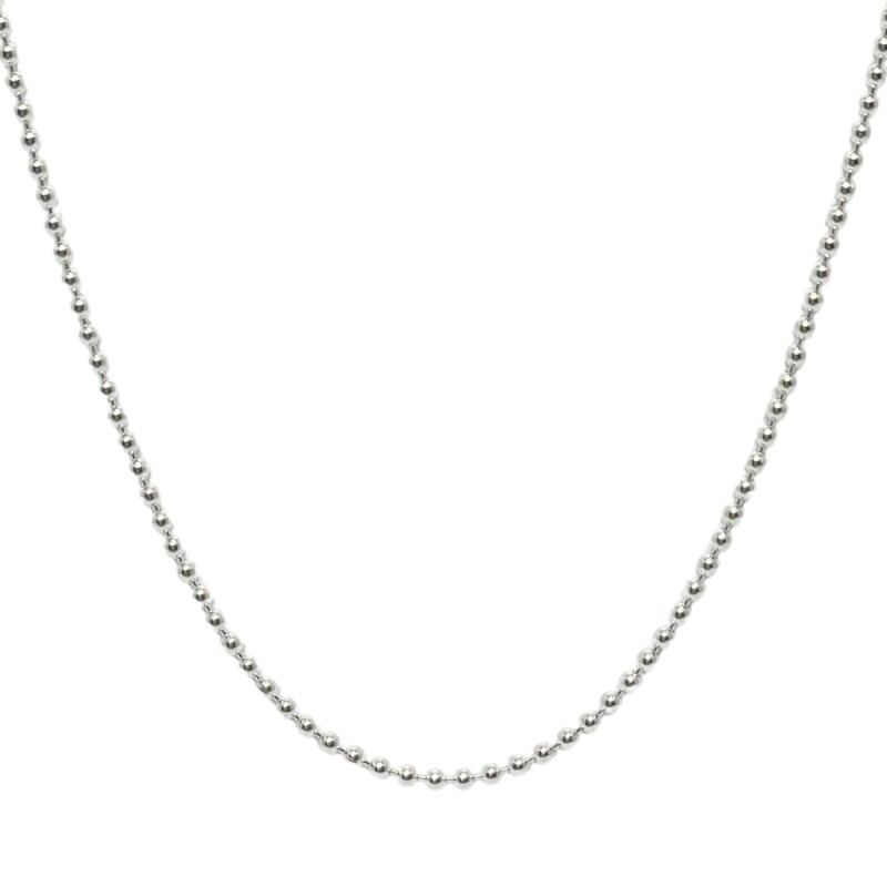 CADENA DE PLATA TIPO BOLA L8dpp-200-60-x3