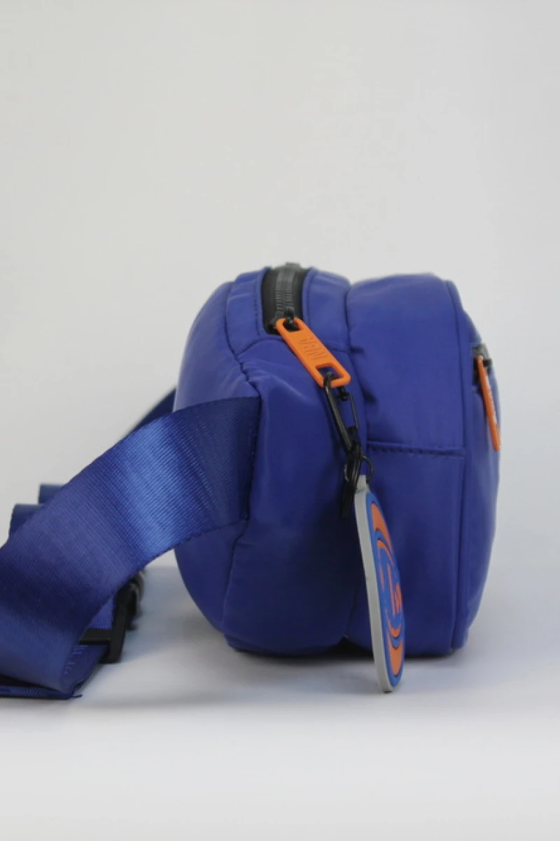 Riñonera nylon doble cierre Knikcs - NBA Azul