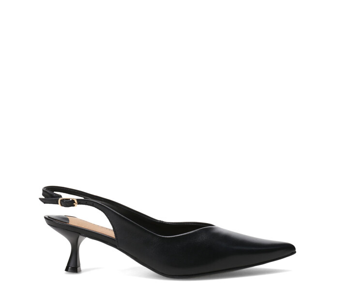 Zapatos de Mujer Bottero En Punta Con Tira Trasera Negro