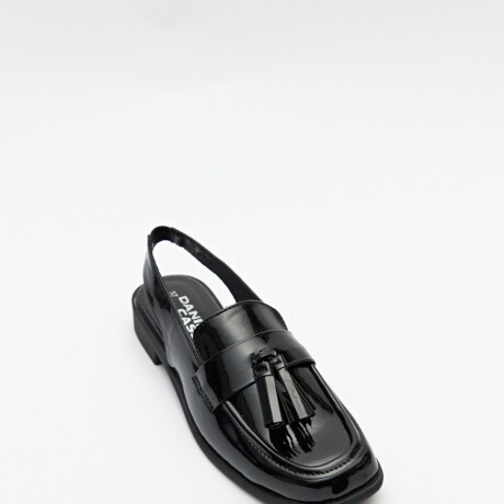 ZUECO BARONESSE Charol Negro