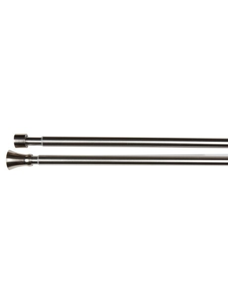 Barra cortina doble CONE 200-340cm acero Barra cortina doble CONE 200-340cm acero